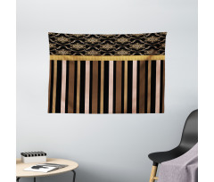 Nostalgic Lines Wide Tapestry