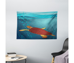 Underwater Composition Wide Tapestry