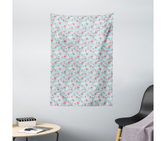 Ships on the Sea Pattern Tapestry