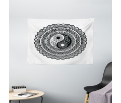 Yin Yang Wide Tapestry