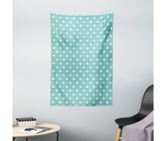 Diamond Form Dots Hearts Tapestry