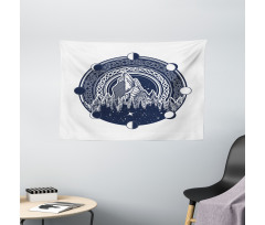 Celtic Style Hills Wide Tapestry