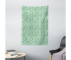 Green Silhouettes Tapestry