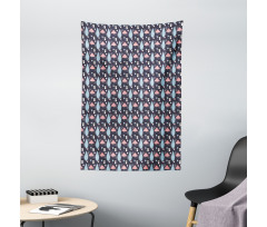Penguins Boxes Trees Tapestry