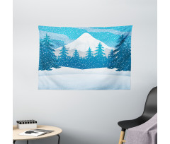 Mountain Forest Wide Tapestry