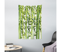 Fresh Green Plants Tapestry