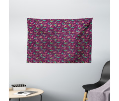 Mythical Funny Animals Wide Tapestry