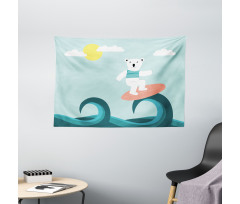 Surfing on Waves Wide Tapestry