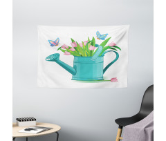 Bouquet of Tulips Garden Wide Tapestry