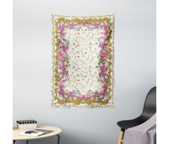 Spring Love Colorful Roses Tapestry