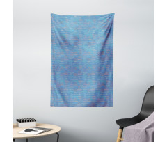 Scribbled Linear Clouds Tapestry
