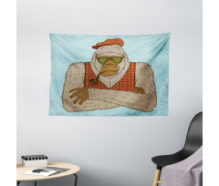 Melancholic Yeti Pipe Wide Tapestry