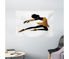 Ballerina Tutu Pointe Wide Tapestry