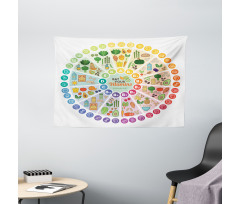 Vitamin Food Sources Wide Tapestry