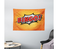 Cartoon Speech Bubble Wide Tapestry