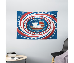 Pelican State Design Wide Tapestry