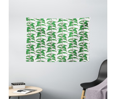 Nettle Branches Wide Tapestry