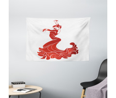 European Folklore Ethnic Wide Tapestry