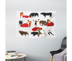 Corrida Matador Cape Wide Tapestry