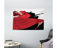 Baile Flamenco Theme Wide Tapestry