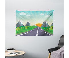 Road Trip Forest Wide Tapestry