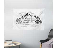 Memories in Mountains Wide Tapestry