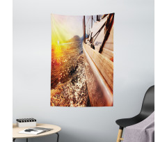Mountains Lakeside Composition Tapestry
