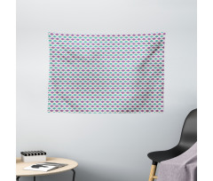 Abstract Geometric Folk Wide Tapestry