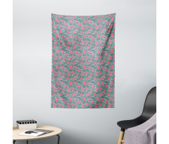 Waves and Roses Tapestry