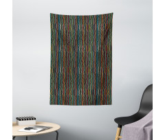 Modern Art Rainbow Colors Tapestry