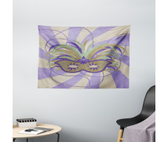 Masquerade Masks Wide Tapestry