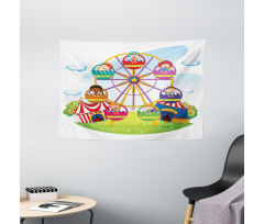 Children Fun Time Wide Tapestry