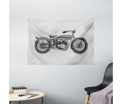 Off Road Bike Race Wide Tapestry