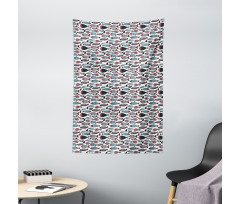 Ocean Sea Creatures Tapestry