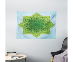 Sketch Flower Wide Tapestry