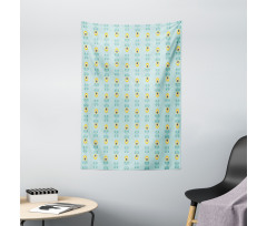 Scandinavian Style Abstract Tapestry