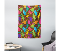 Baby Wild Dinos Kids Tapestry