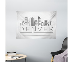 Modern Design Apartments Wide Tapestry