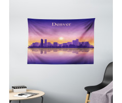 Dramatic Colorado Sunset Sky Wide Tapestry