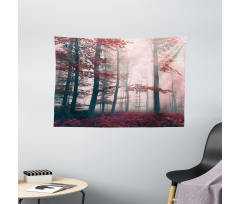 Autumn Fall Nature Woods Wide Tapestry