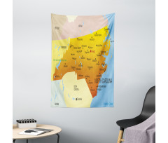 Atlantic Ocean State Tapestry