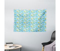 Summer Season Activity Theme Wide Tapestry