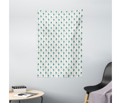 Geometric Triangles Circles Tapestry