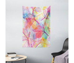 Colorful Abstract Foliage Tapestry