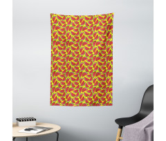 Tasty Summer Cartoon Tapestry