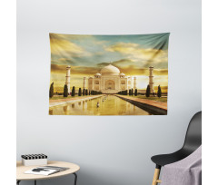 Taj Mahal Photography Wide Tapestry