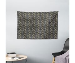 Countryside Theme Foliage Wide Tapestry