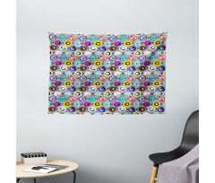 Modern Grunge Geometrical Wide Tapestry