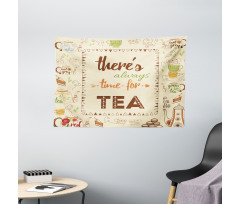 Inspirational Words Artwork Wide Tapestry