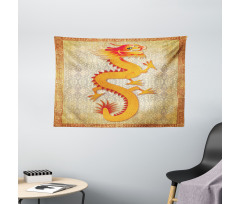 Chinese Folk Elements Wide Tapestry